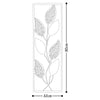 Asir Decorazione da parete Art Leaf Multicolore