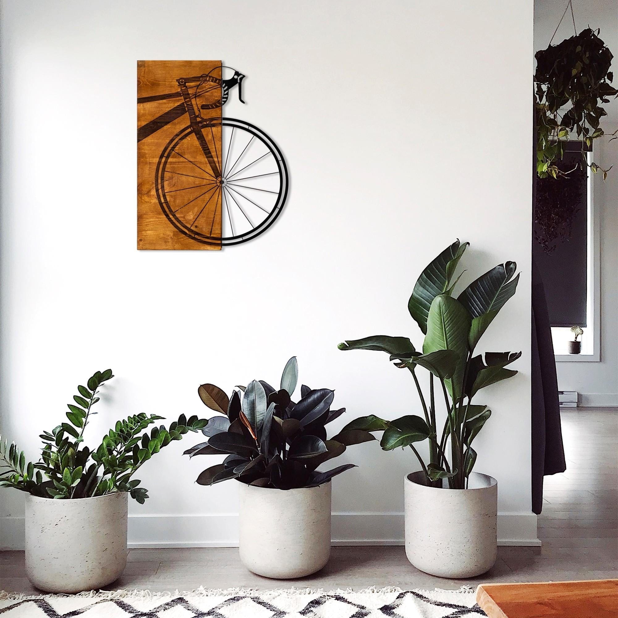 Asir Decorazione da parete Bisikleta Noce