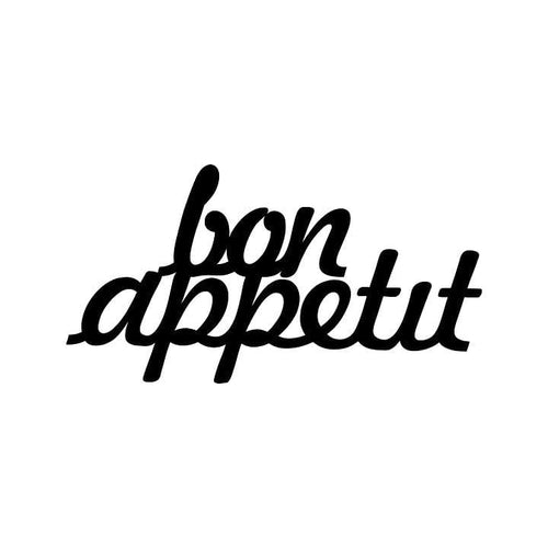 Asir Decorazione da parete Bon Apetit Nero
