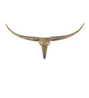 Moycor Decorazione da parete Bull's Head Piccola Ottone