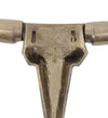 Moycor Decorazione da parete Bull's Head Piccola Ottone