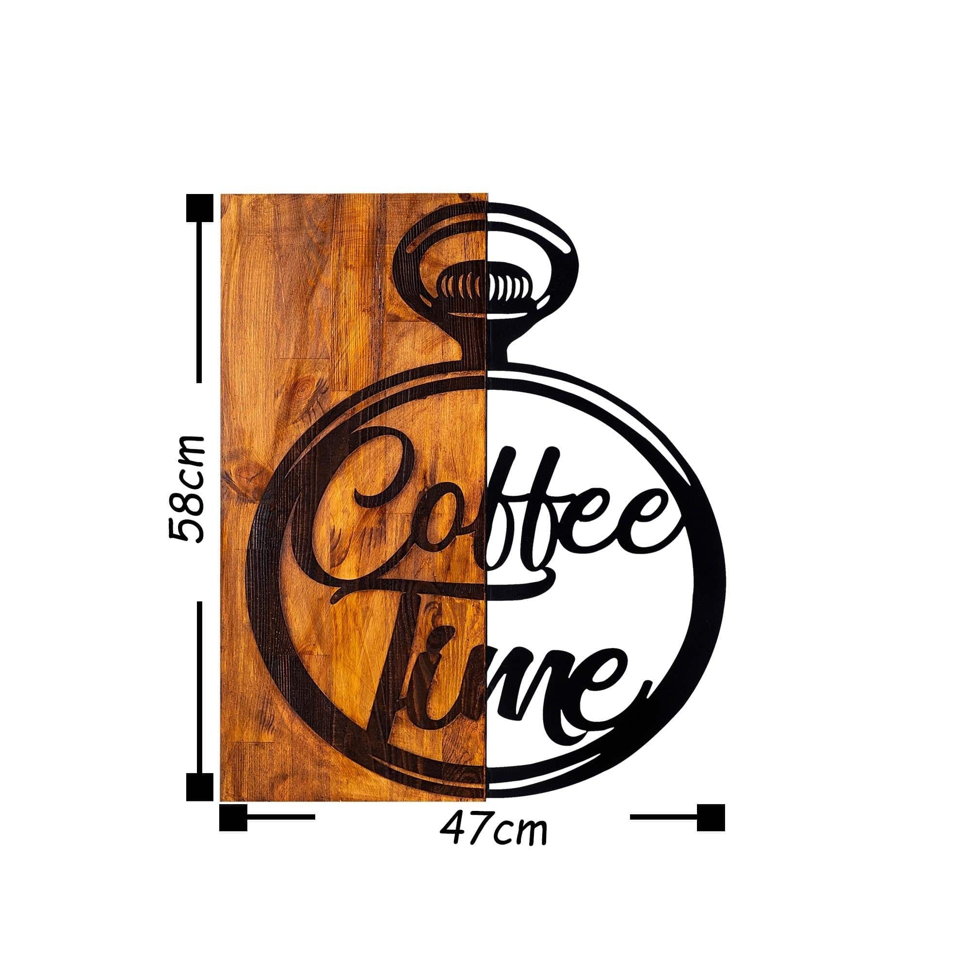 Asir Decorazione da parete Canteen Noce