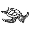 Asir Decorazione da parete Caretta Nero