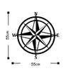Asir Decorazione da parete Compass Nero