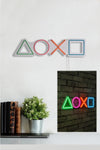 Asir Decorazione da parete con illuminazione LED Play Station Multicolore