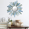 Asir Decorazione da parete con specchio Sun Multicolore