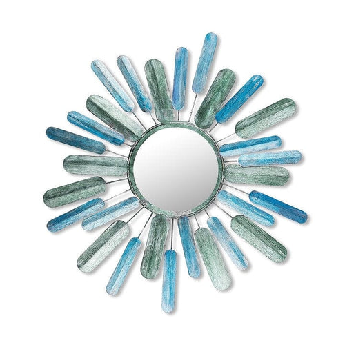Asir Decorazione da parete con specchio Sun Multicolore