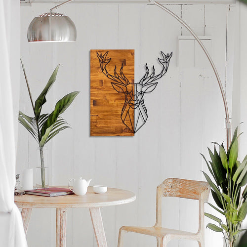 Asir Decorazione da parete Deer 1 Noce
