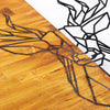 Asir Decorazione da parete Deer 1 Noce