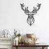 Asir Decorazione da parete Deer 4 Nero