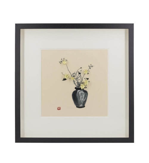 Moycor Decorazione da parete Diana Flowers Vase Multicolore