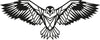 Asir Decorazione da parete Eagle 3 Nero
