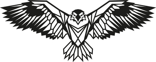 Asir Decorazione da parete Eagle 3 Nero