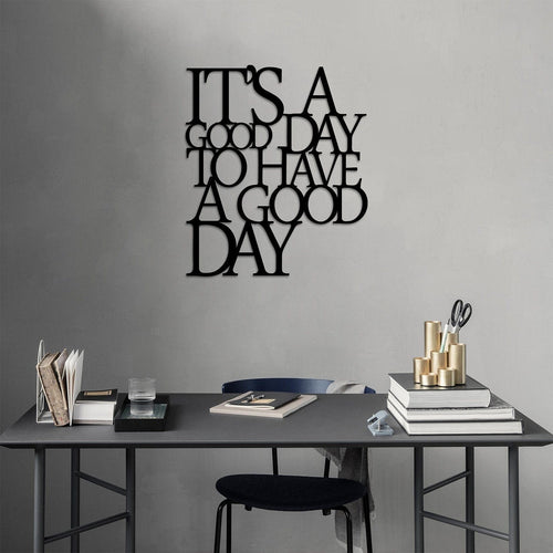 Asir Decorazione da parete Good Day Nero