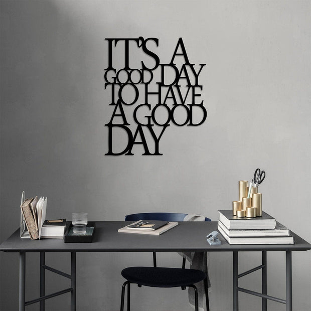 Asir Decorazione da parete Good Day Nero