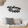 Asir Decorazione da parete Hakuna Matata Nero