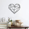 Asir Decorazione da parete Heart Nero