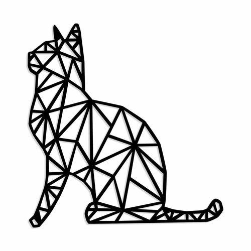 Asir Decorazione da parete Kedi Nero