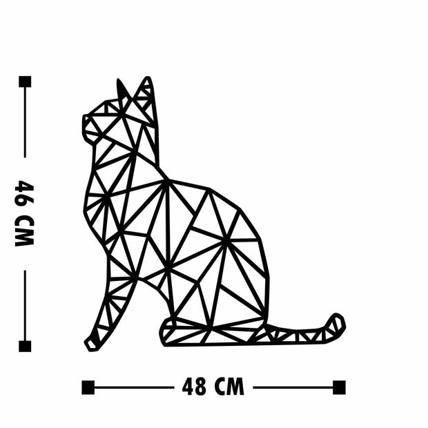 Asir Decorazione da parete Kedi Nero