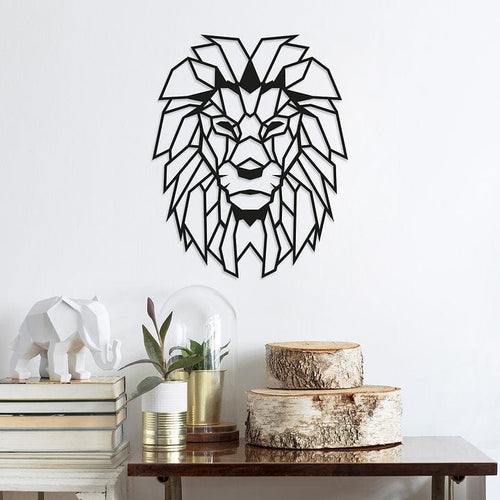 Asir Decorazione da parete Lion Nero