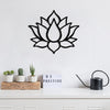 Asir Decorazione da parete Lotus Flower 1 Nero