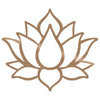 Asir Decorazione da parete Lotus Flower 1 Rame