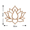 Asir Decorazione da parete Lotus Flower 1 Rame