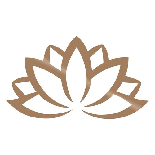 Asir Decorazione da parete Lotus Flower 2 Rame