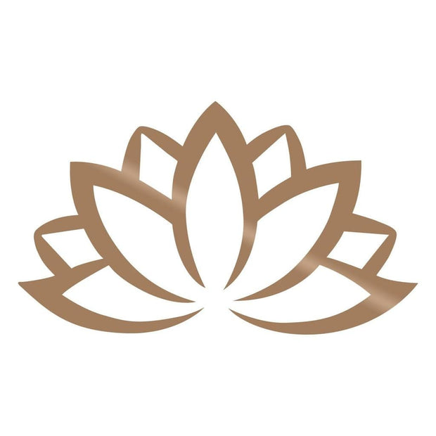 Asir Decorazione da parete Lotus Flower 2 Rame