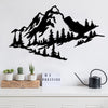 Asir Decorazione da parete Mountain 2 Nero