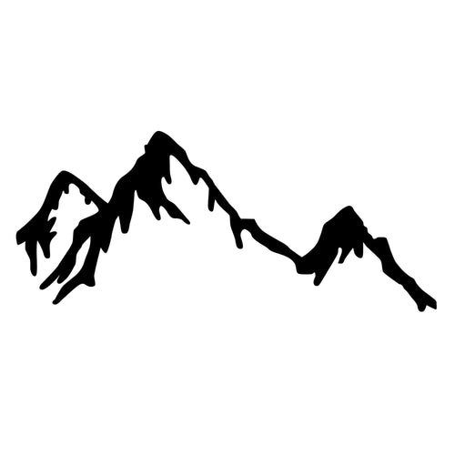 Asir Decorazione da parete Mountain Nero