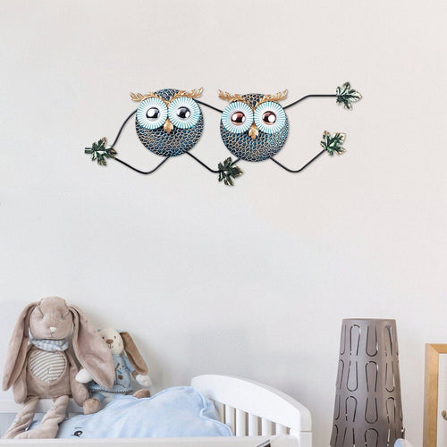 Asir Decorazione da parete Owl 3 Multicolore