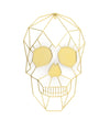 Moycor Decorazione da parete Skull Oro