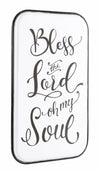 Bizzotto Decorazione da parete Soul Bianco e Nero