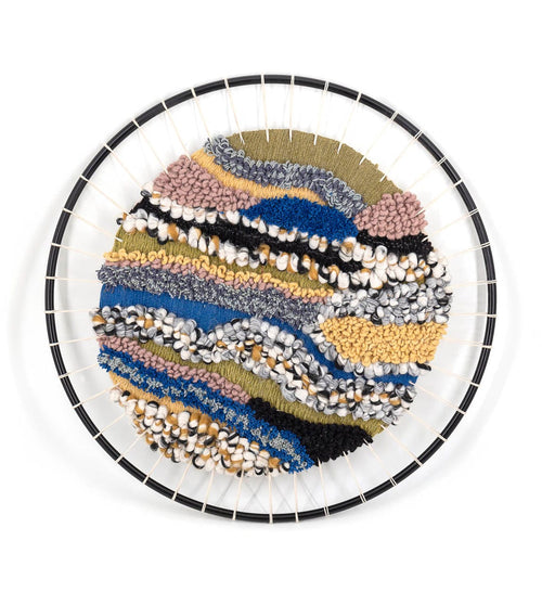 Moycor Decorazione da parete Tapy Round Blu