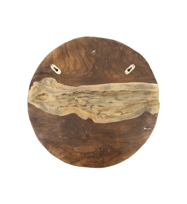 Moycor Decorazione da parete Teak Round Naturale