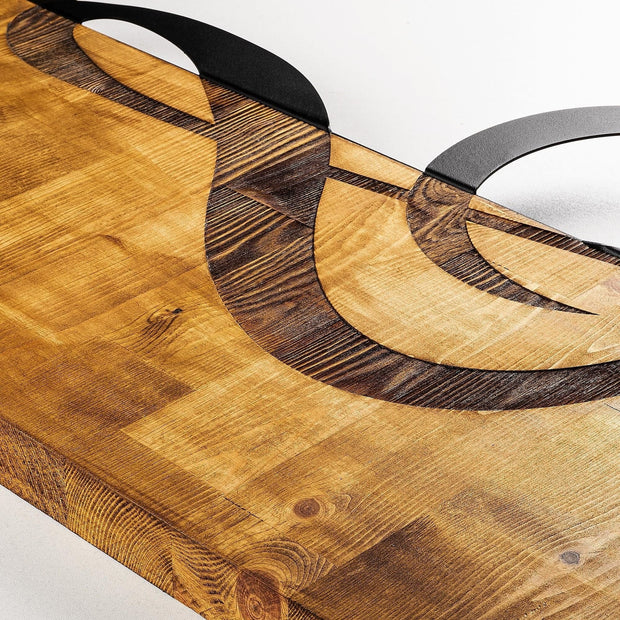Asir Decorazione da parete Treble Clef Noce