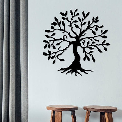 Asir Decorazione da parete Tree 3 Nero