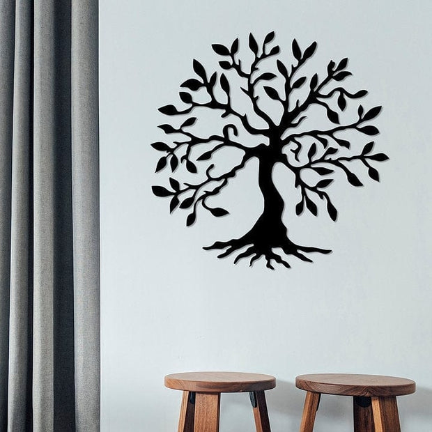 Asir Decorazione da parete Tree 3 Nero