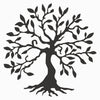 Asir Decorazione da parete Tree 3 Nero