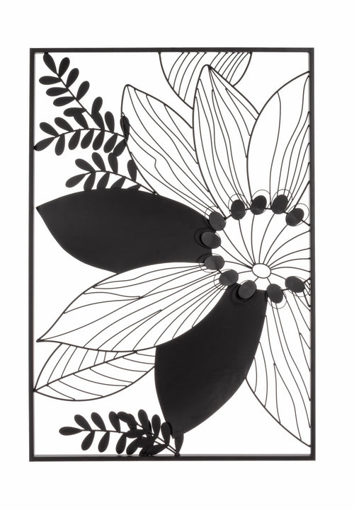 Bizzotto Decorazione da parete Zaira Rectangle Nero
