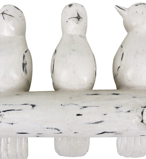Moycor Decorazione Ethnic Birds Avorio