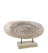 Moycor Decorazione Ethnic Carved Sun Naturale