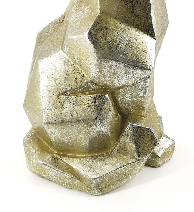 Moycor Decorazione Geometric Cat Argento