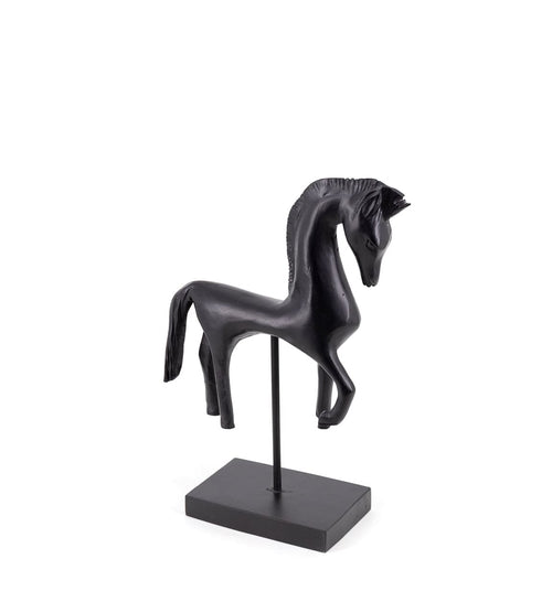 Moycor Decorazione Horse Nero