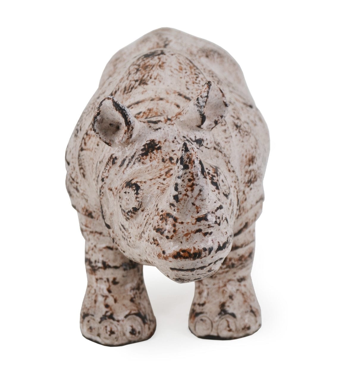 Moycor Decorazione Ocher Rhinoceros Avorio