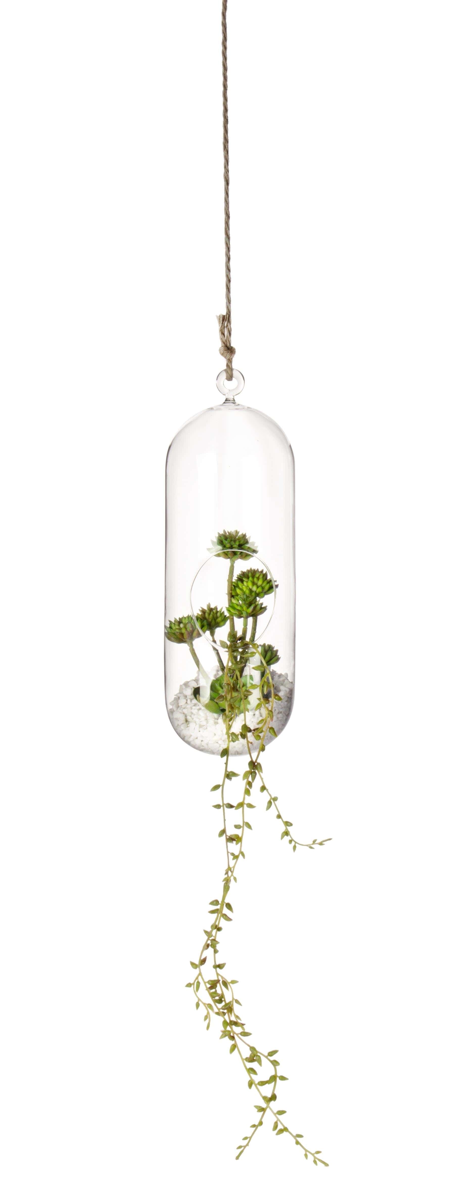 Bizzotto Decorazione sospeso per piante Bubble Alto Verde