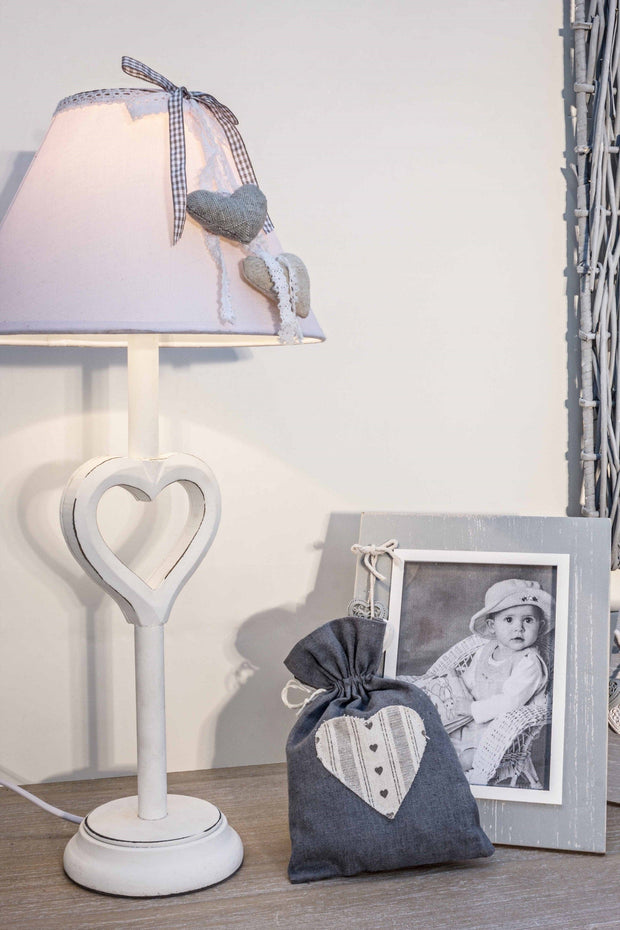 Bizzotto Decorazione tessile Heart L Grigio