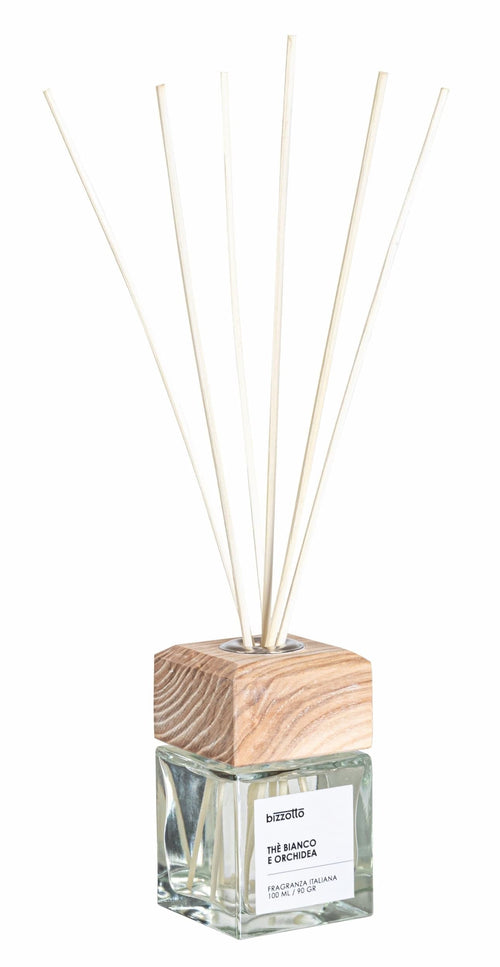 Bizzotto Diffusore Aromatherapy con Bastoncini Bianco White Tea Orchid