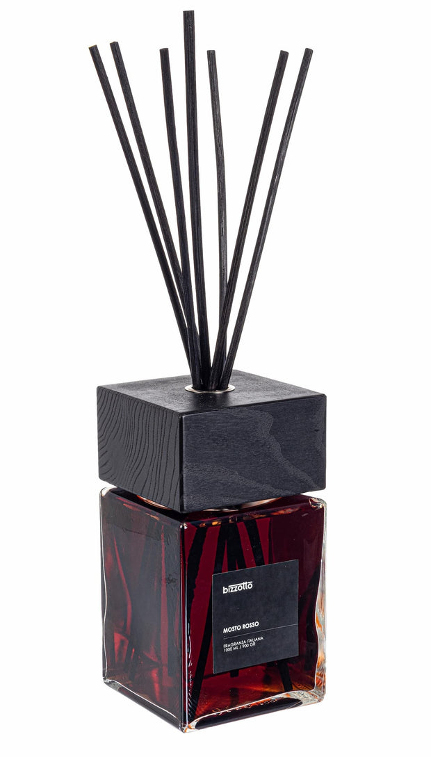 Bizzotto Diffusore Aromatherapy con Bastoncini Mosto Rosso Red Must